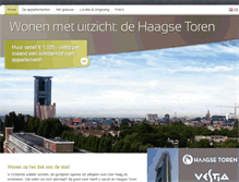 Tablet Screenshot of haagsetoren-wonen.nl
